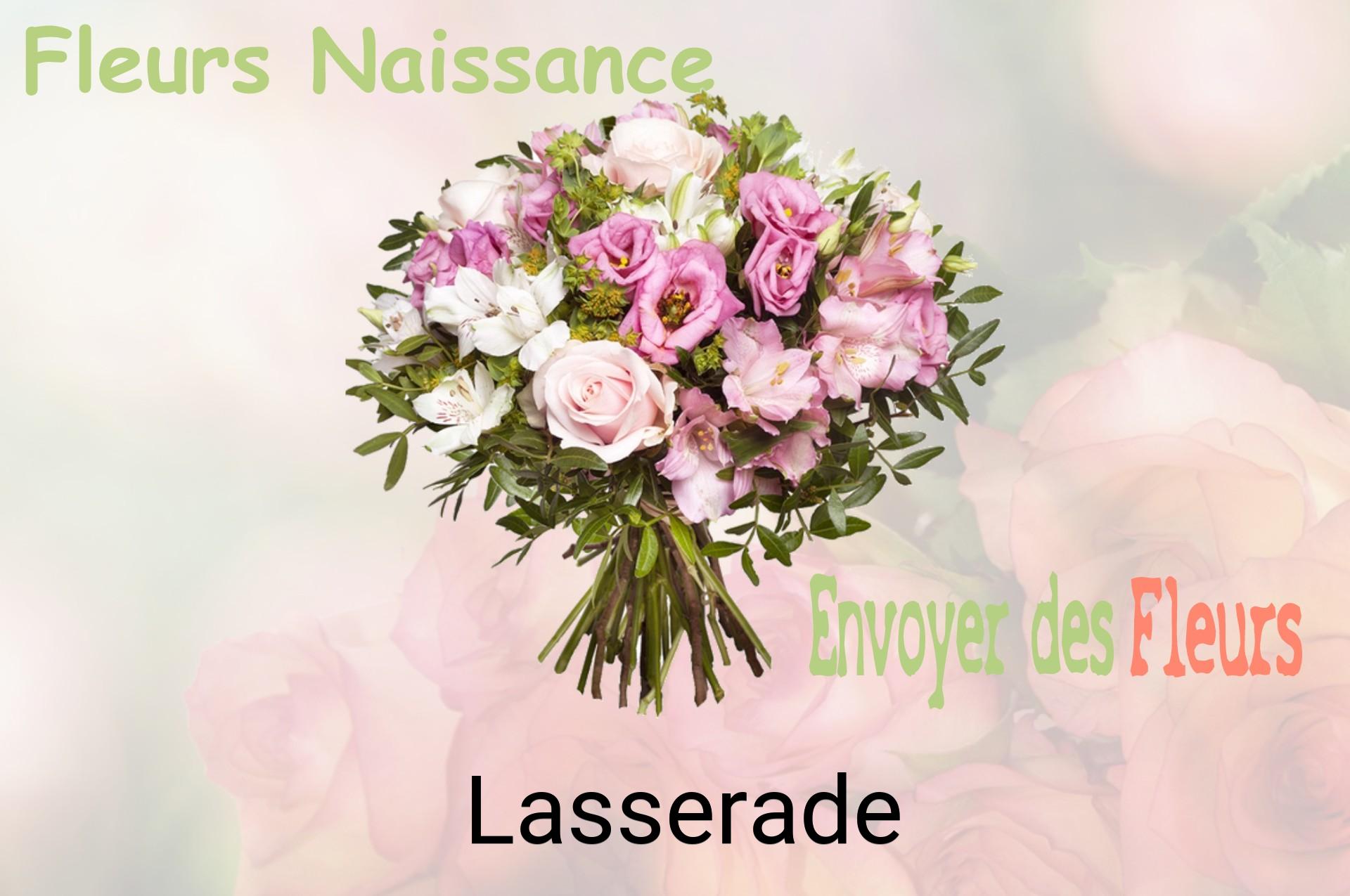 Bouquet de fleurs de naissance livré à Lasserade